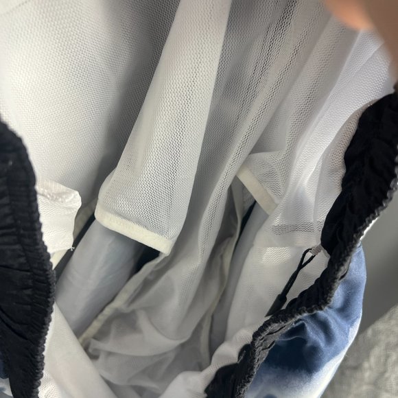 Calvin Klein Black and Blue Swim Trunks - Picture 10 of 10